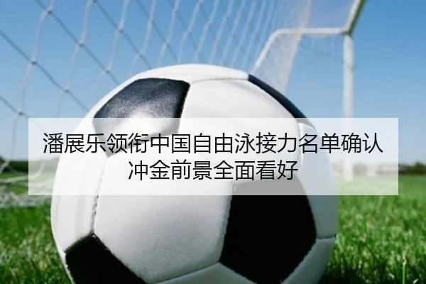 潘展乐领衔中国自由泳接力名单确认 冲金前景全面看好